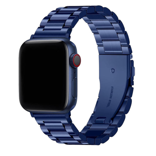 For Apple Watch Stainless Steel Band 42/44/45/49mm- Blue