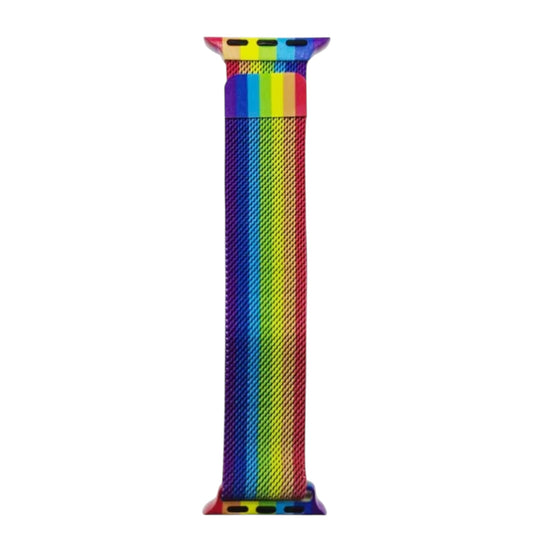 For Apple Watch Magnetic Mesh Metal Band 42/44mm - Rainbow