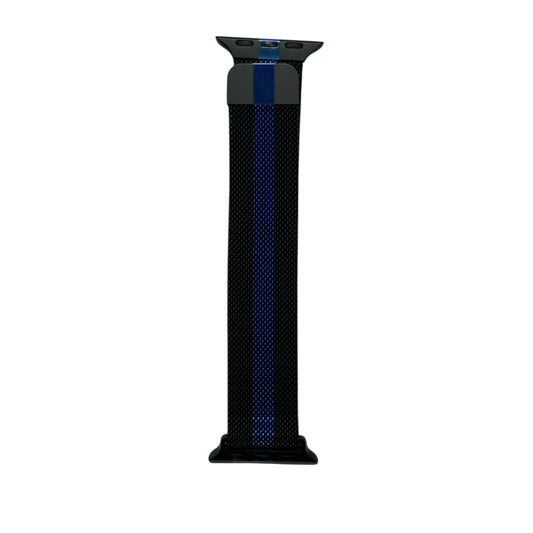 For Apple Watch Magnetic Mesh Metal Band 38/40mm - Black & Blue