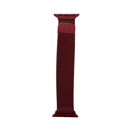 For Apple Watch Magnetic Mesh Metal Band 38/40mm - Red