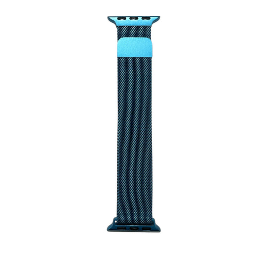 For Apple Watch Magnetic Mesh Metal Band 38/40mm - Dark Teal Blue