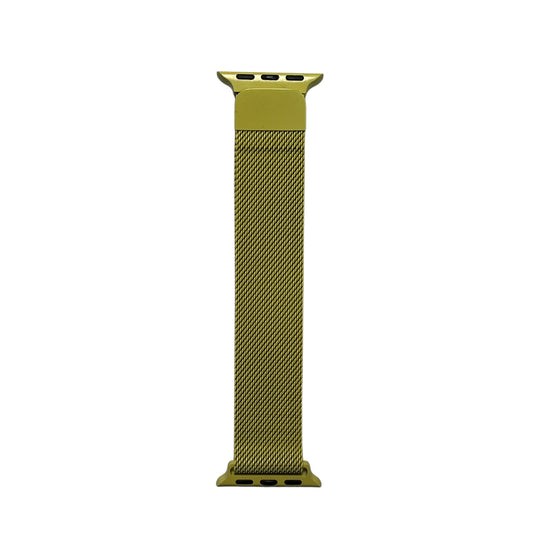 For Apple Watch Magnetic Mesh Metal Band 38/40mm - Yellow