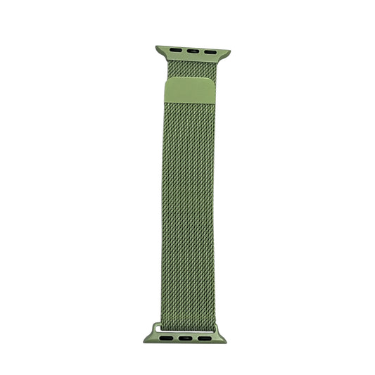 For Apple Watch Magnetic Mesh Metal Band 42/44mm - Pastel Green
