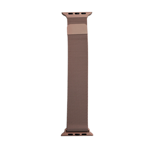 For Apple Watch Magnetic Mesh Metal Band 42/44mm - Soft Rose Gold
