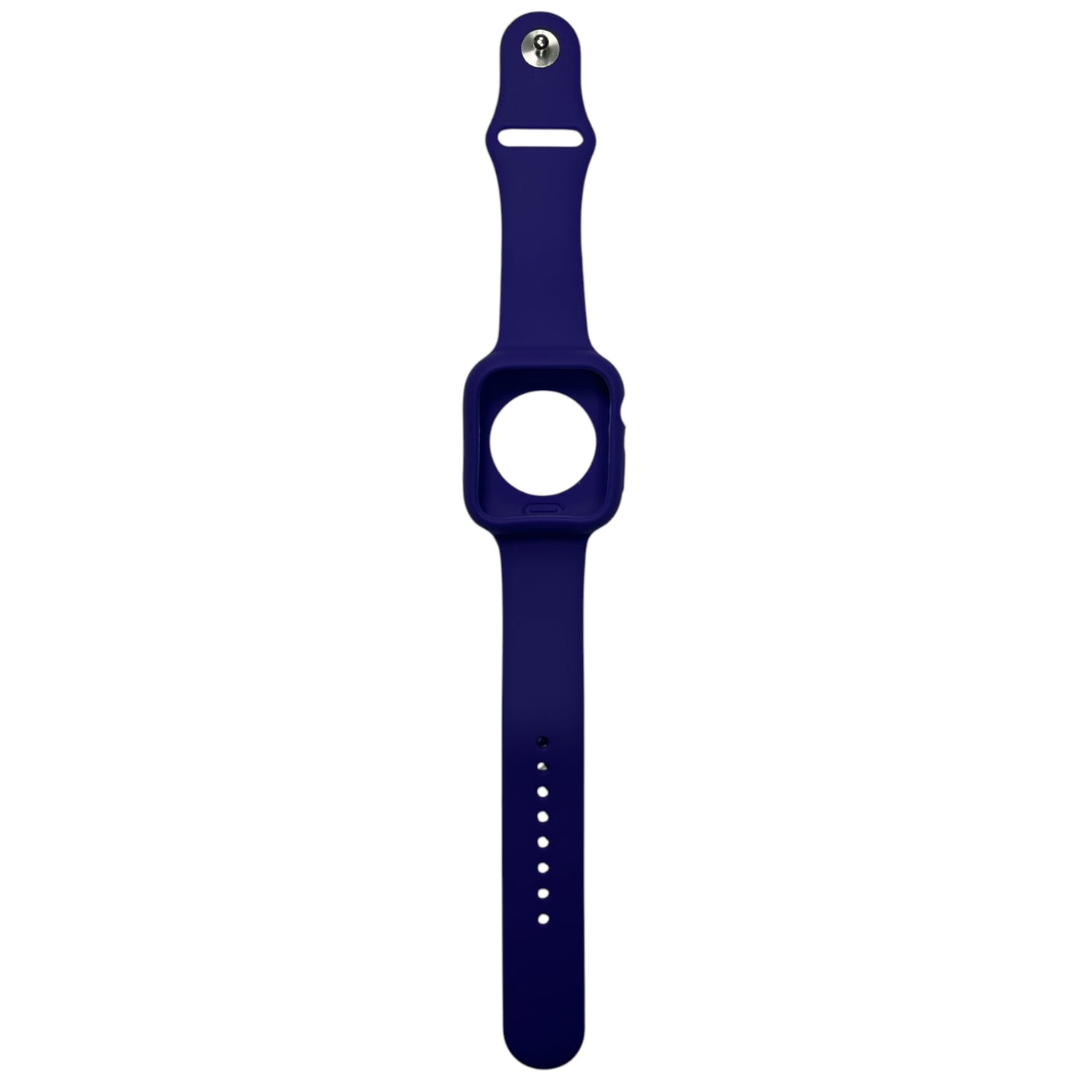 For Apple Watch Sport Band with Bumper Case - Purple