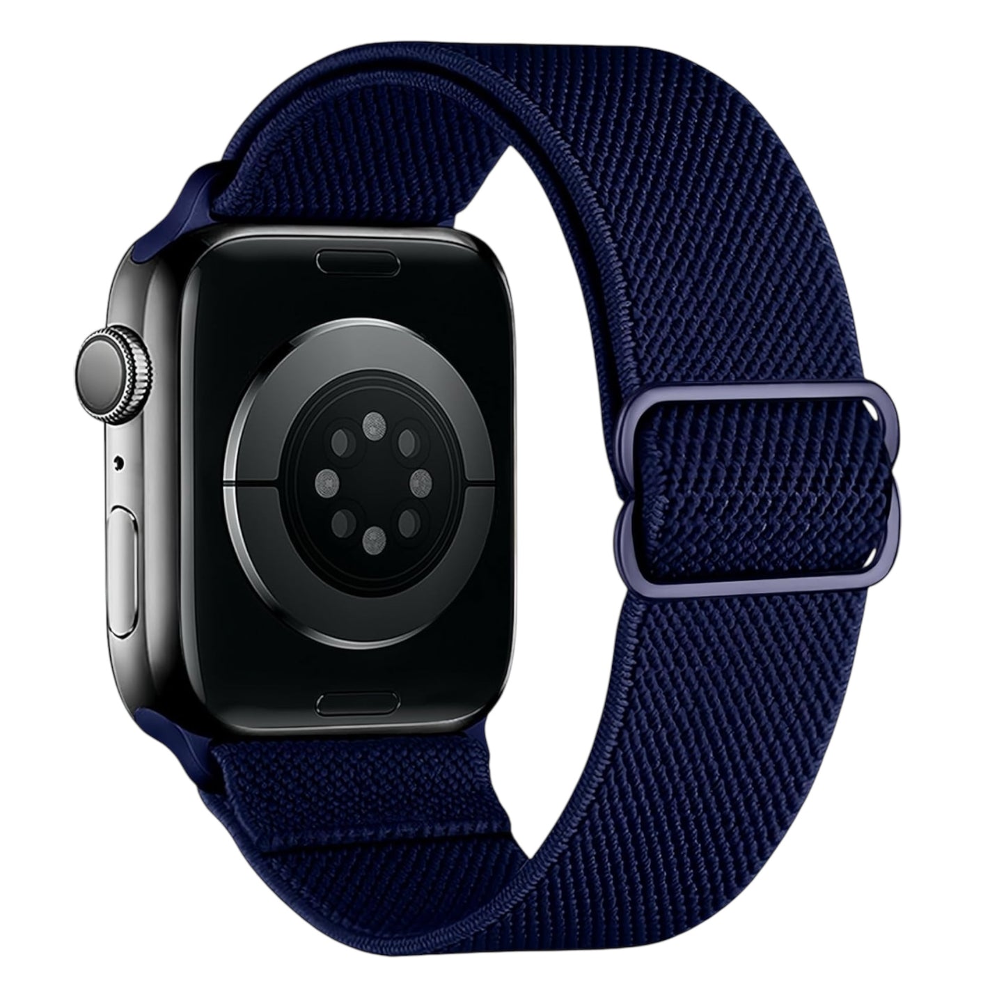 For Apple Watch Elastic Nylon Bands 42/44mm - Navy Blue