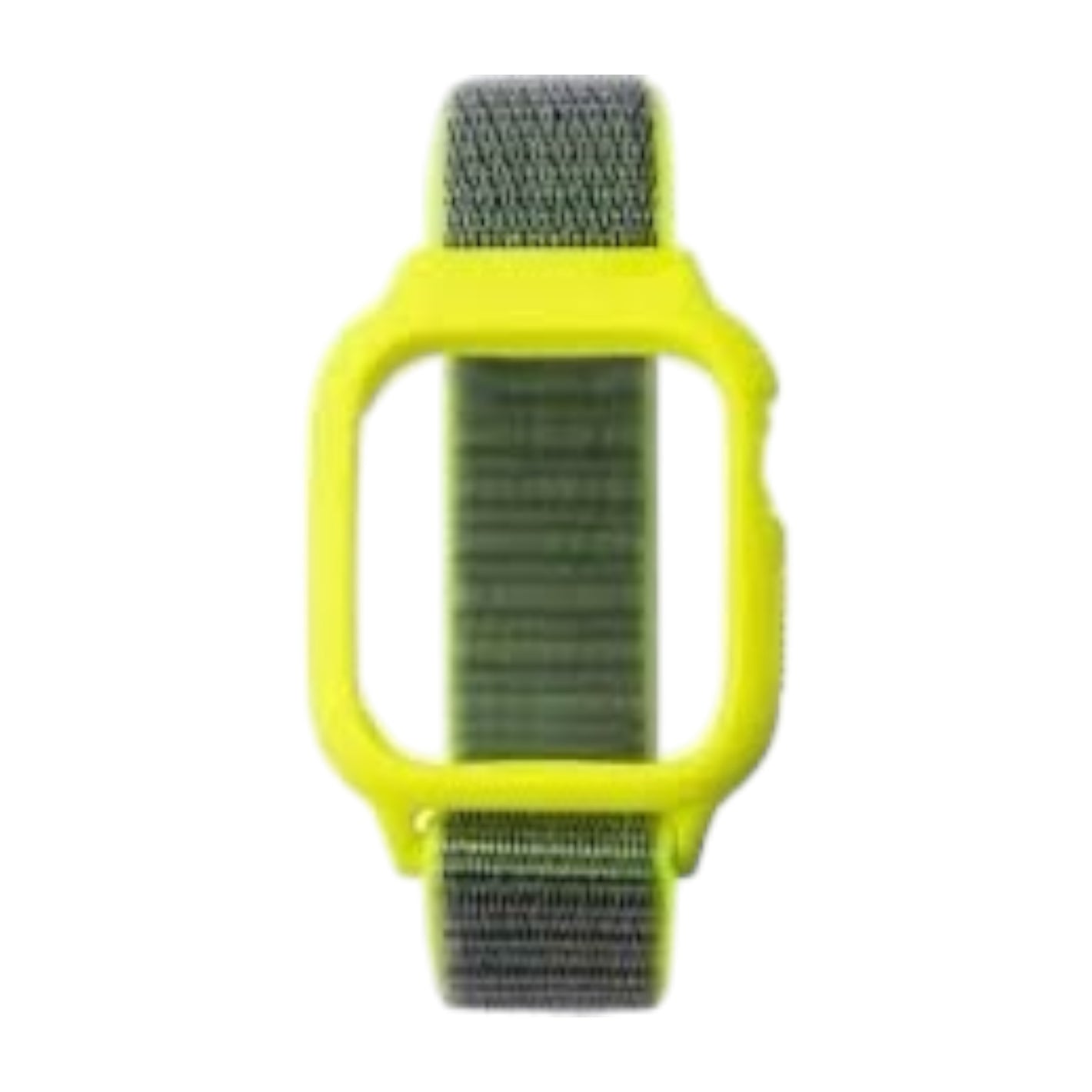 For Apple Watch Nylon Strap with Schockproof 38/40mm - Neon Yellow