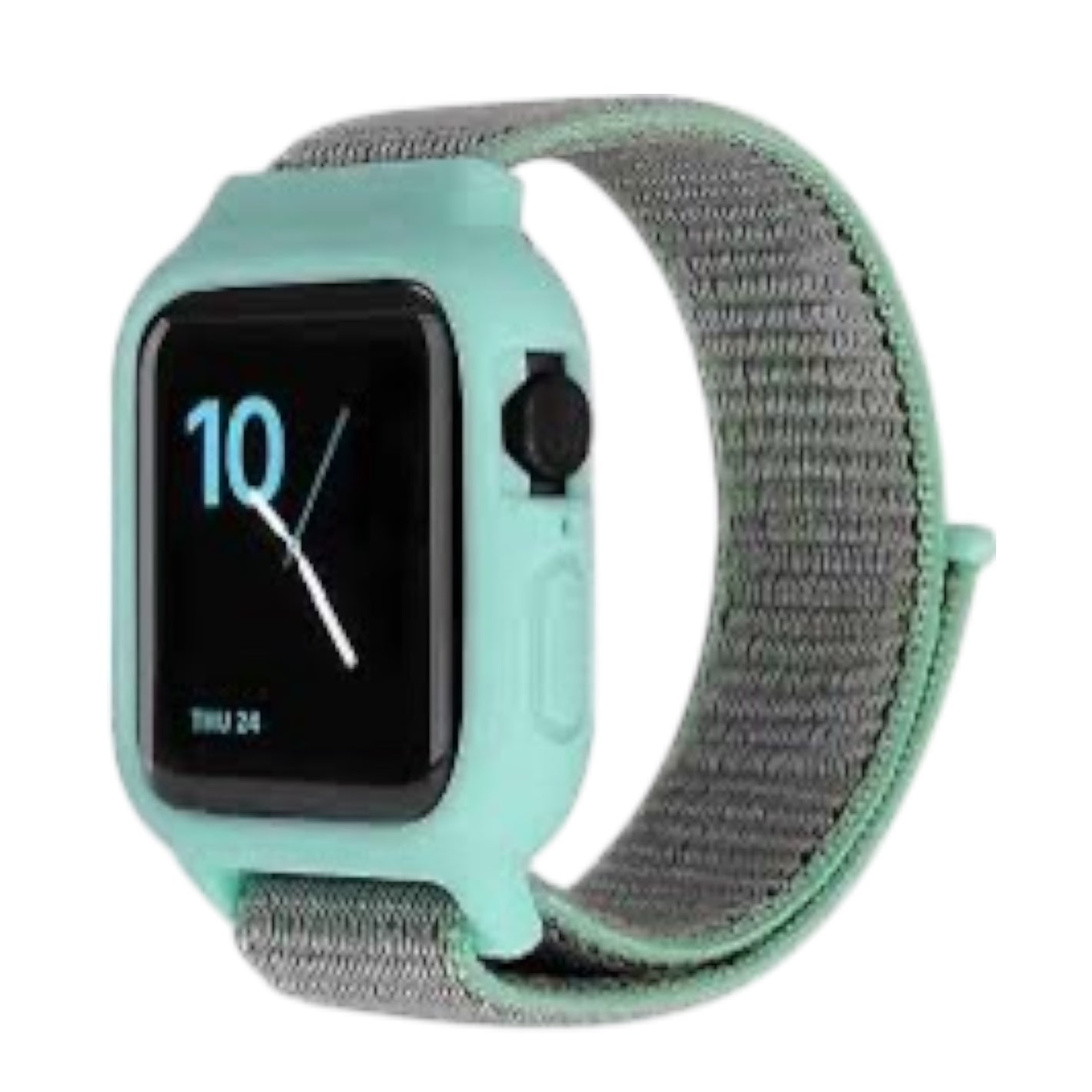 For Apple Watch Nylon Strap with Schockproof 42/44mm - Mint