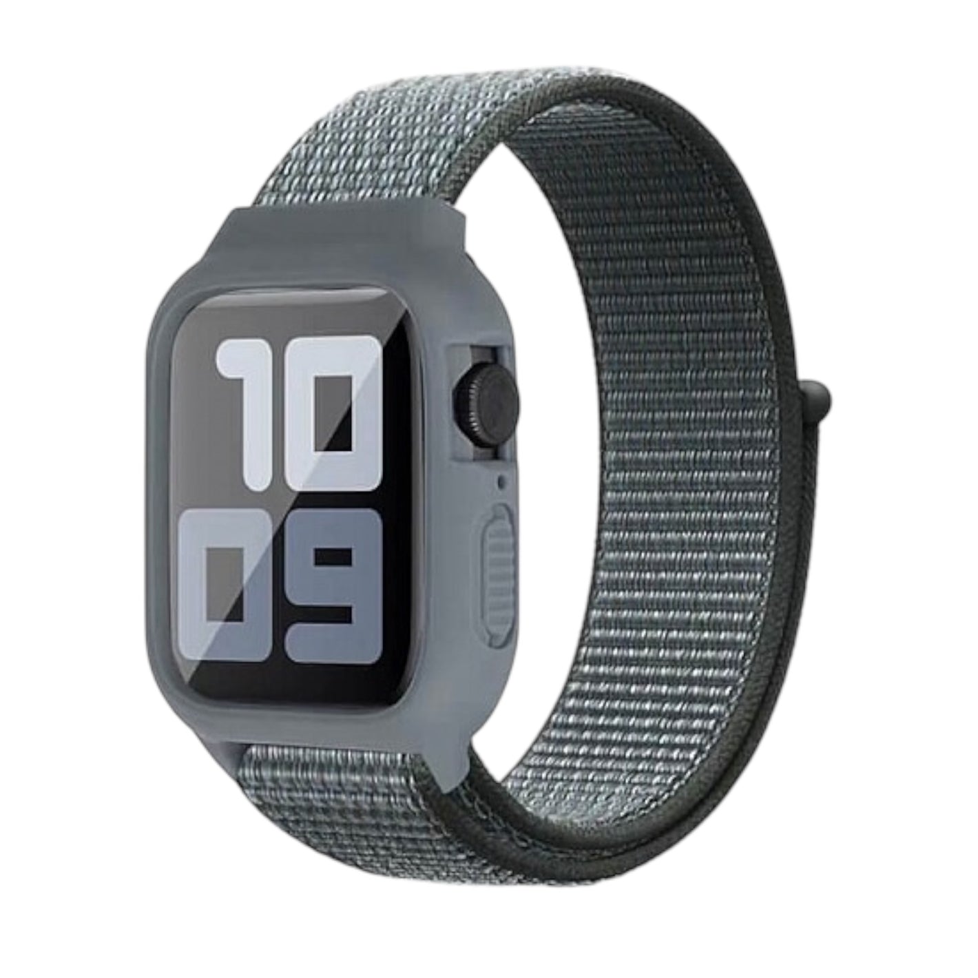 For Apple Watch Nylon Strap with Schockproof 38/40mm - Gray & partially Blue