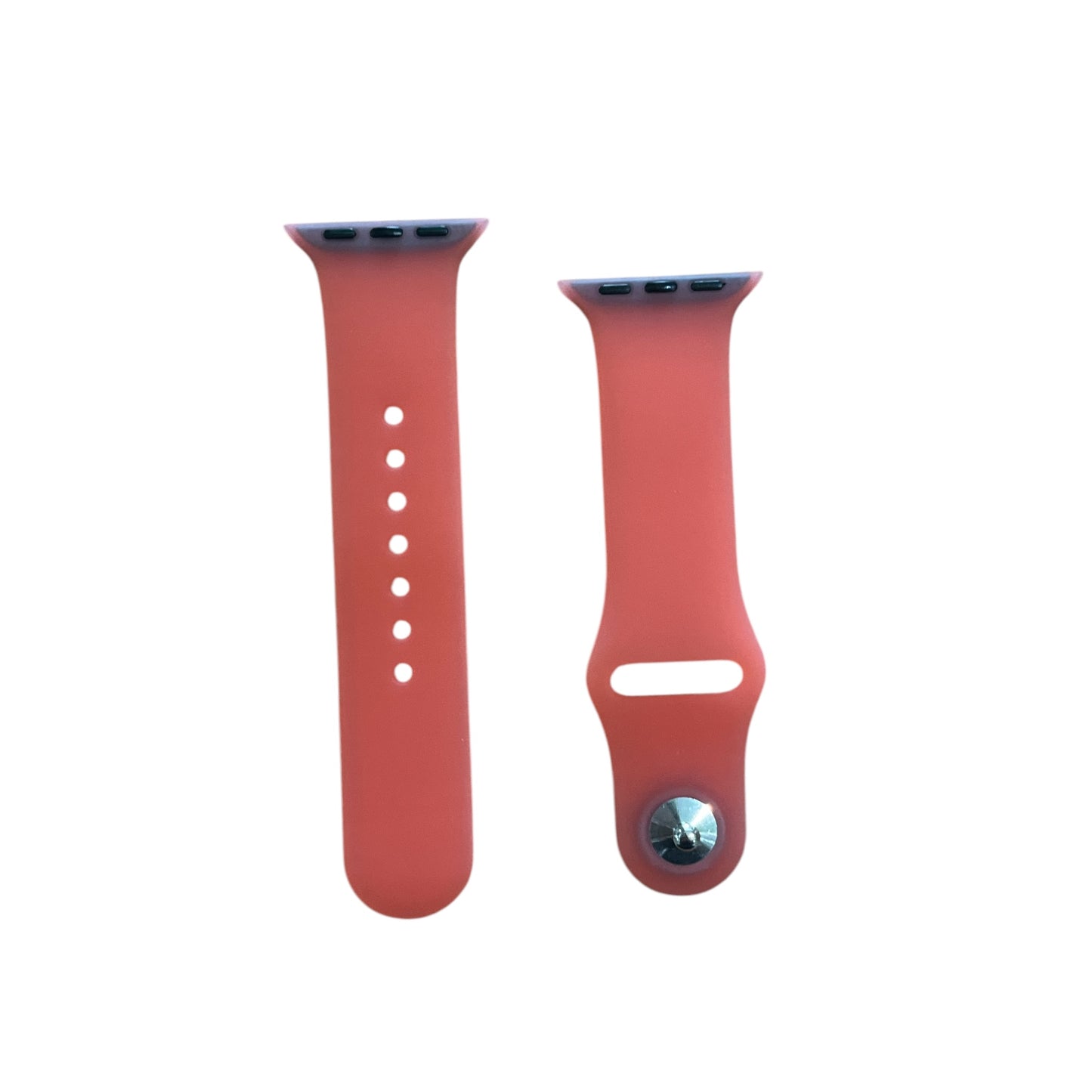 For Apple Watch 38/40/ mm simple Silicone Band - Light Red transparent