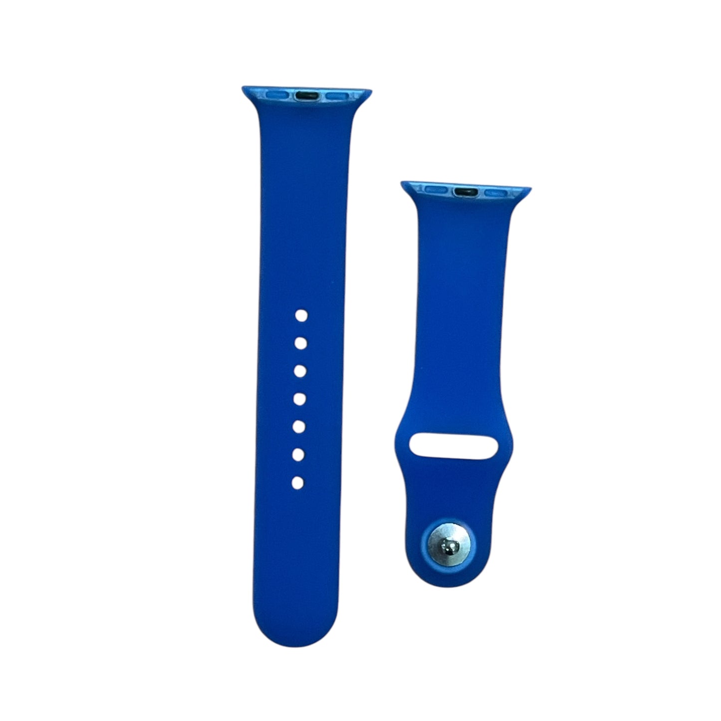 For Apple Watch 38/40/ mm simple Silicone Band - Blue  transparent