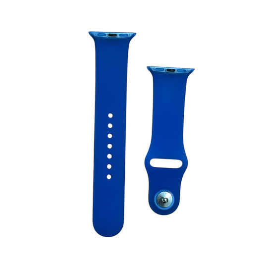 For Apple Watch 38/40/ mm simple Silicone Band - Blue  transparent