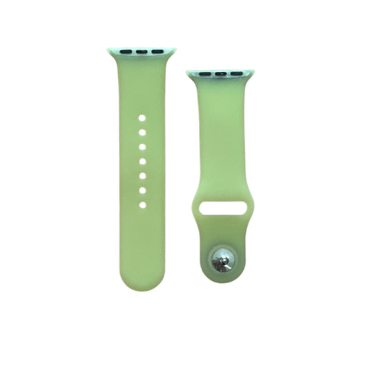 For Apple Watch 38/40/ mm simple Silicone Band - Light Green transparent