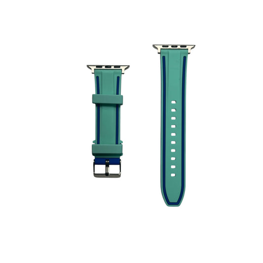 For Apple Watch 44mm Two-color silicone strap