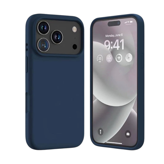 For Iphone 17 Pro Silicone Case - Navy Blue
