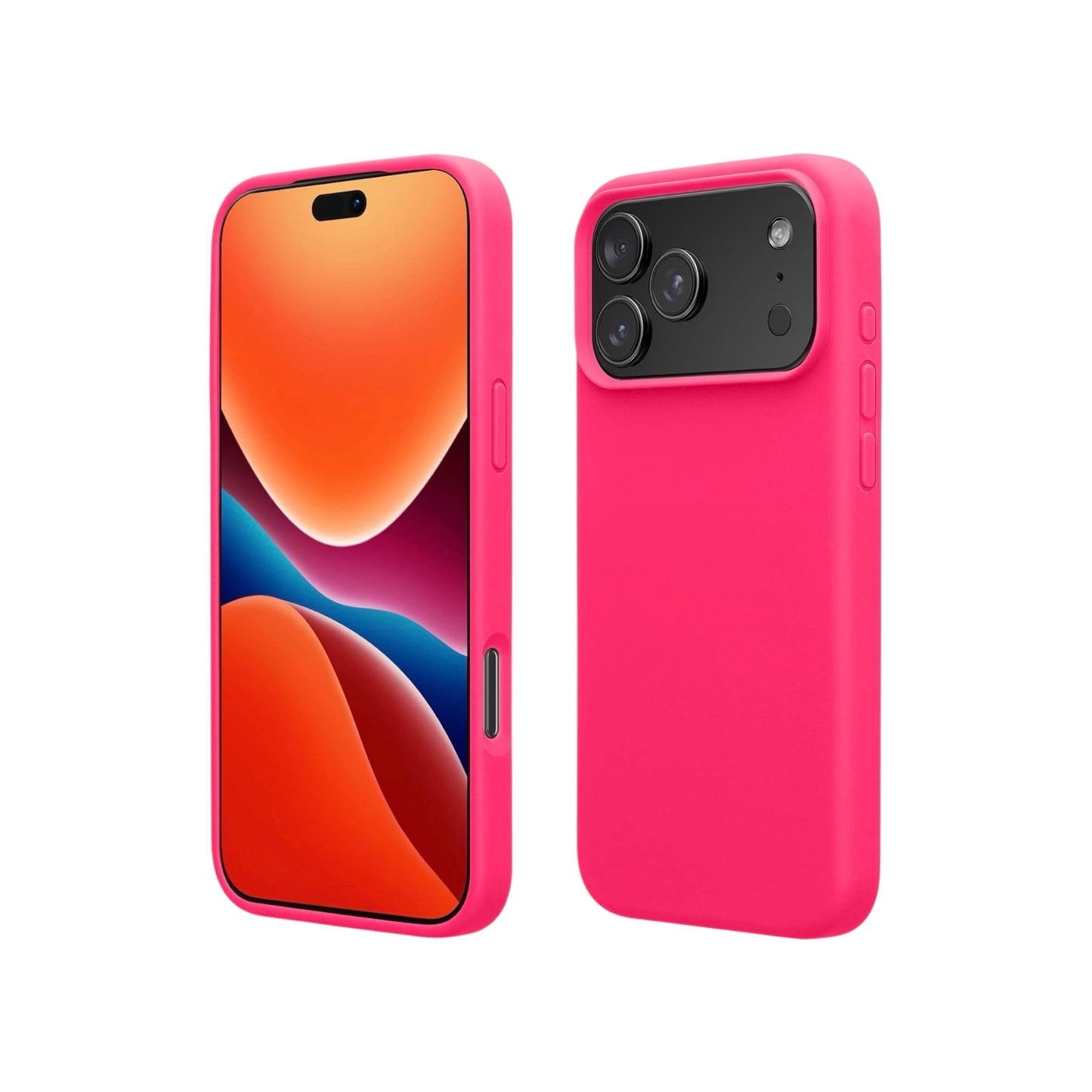 For Iphone 17 Pro Silicone Case - Hot Pink