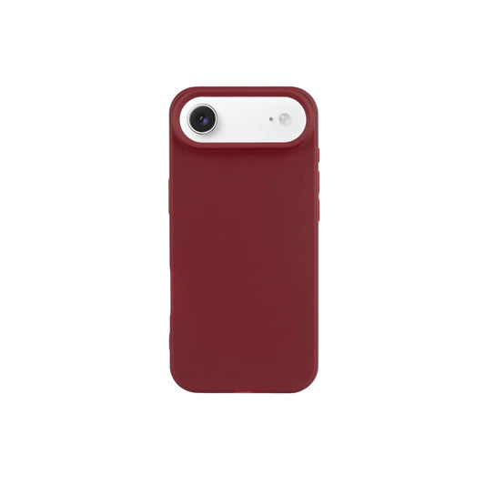 For Iphone 17 Air Silicone Case - Rhubarb Red