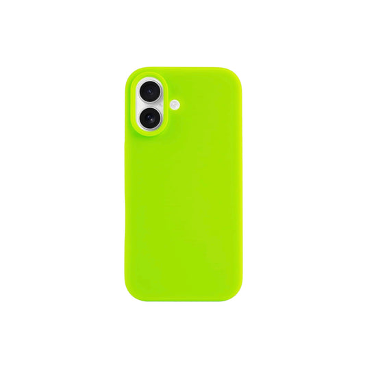 For Iphone 16 Silicone Case - Neon