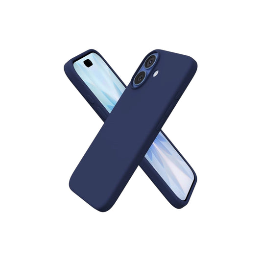 For Iphone 17 Silicone Case- Navy Blue