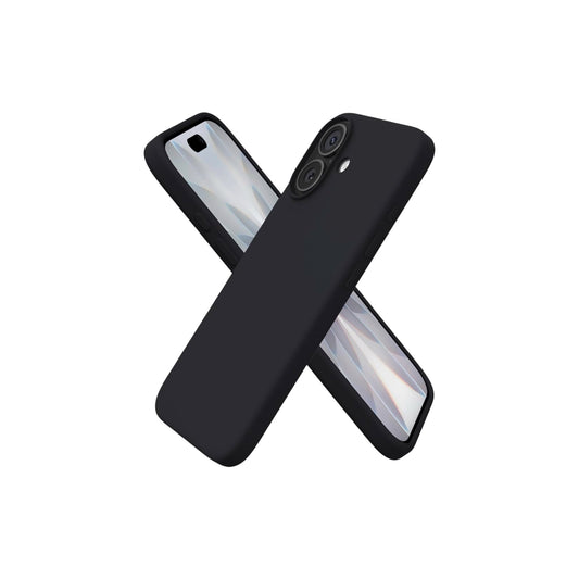 For Iphone 17 Silicone Case- Black