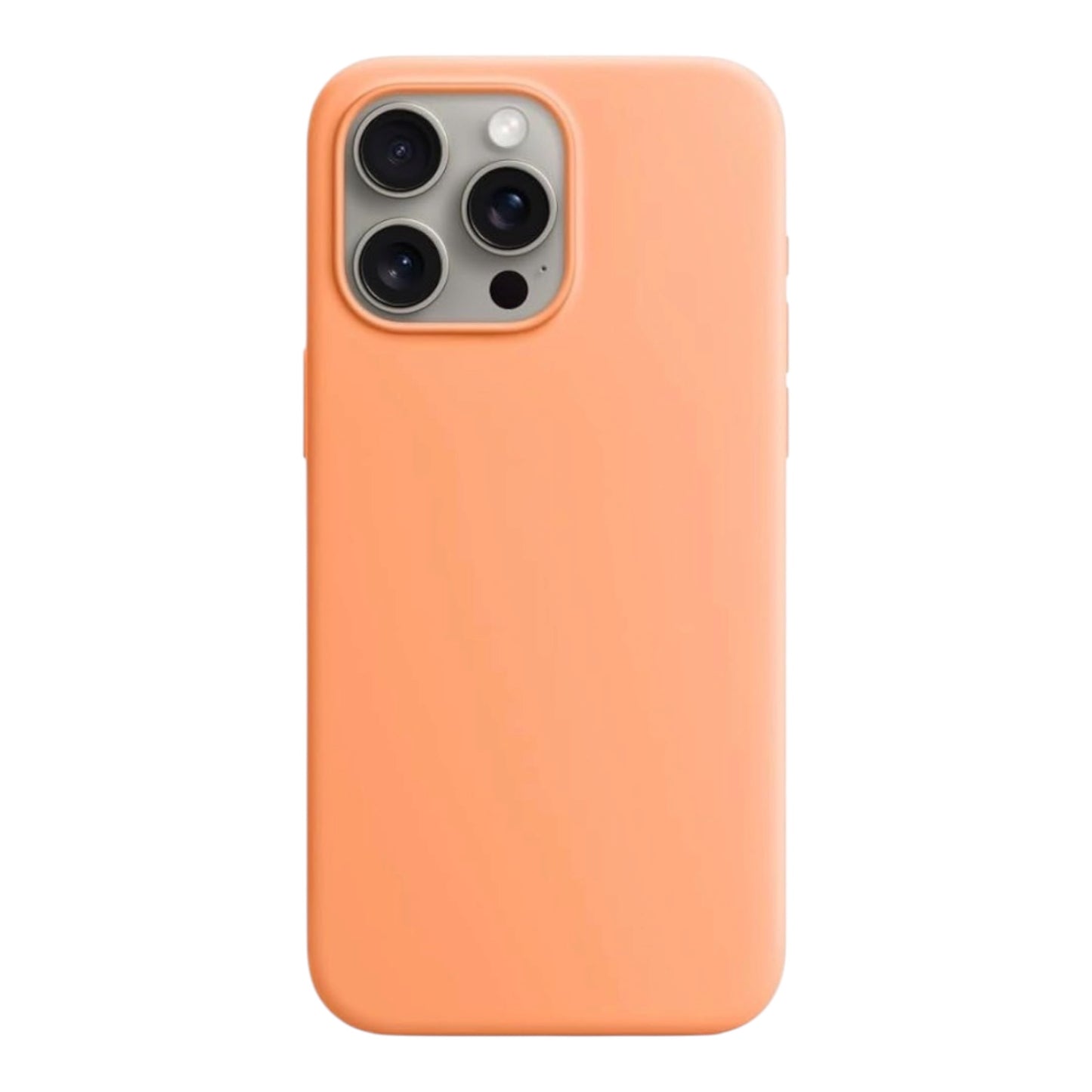 For Iphone 15 Pro Silicone Case - Orange