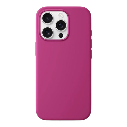 For Iphone 15 Pro Silicone Case - Fucshia