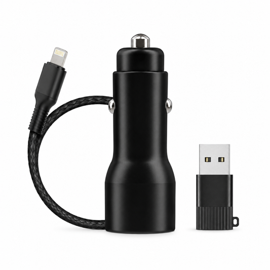 PowerVault 20W Fast Car Charging Kit – USB-C to Lightning