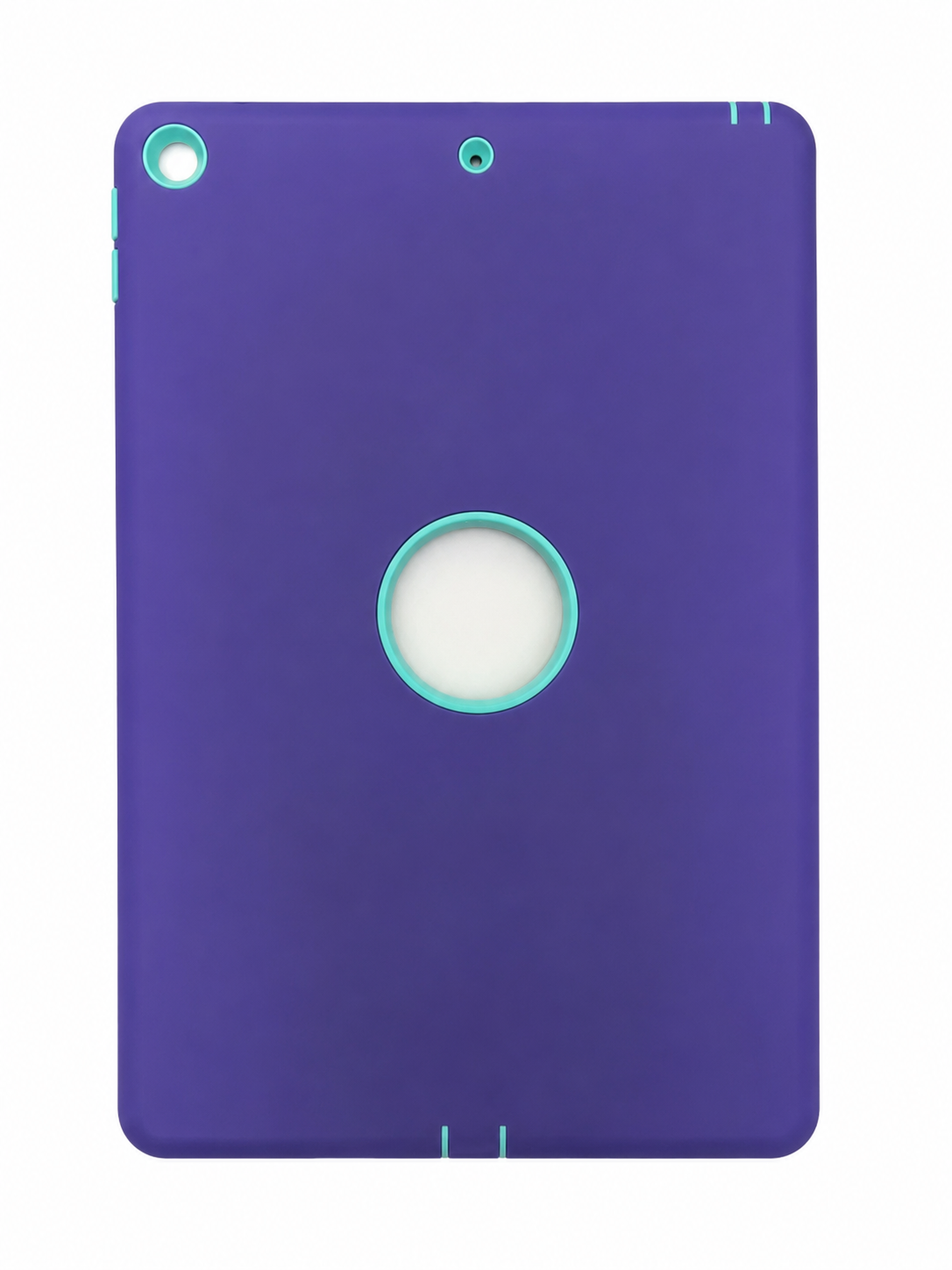 For Apple iPad 9th 8th 7th Gen 10.2 inch Tablet - purple & turquoise