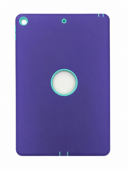 For Apple iPad 9th 8th 7th Gen 10.2 inch Tablet - purple & turquoise