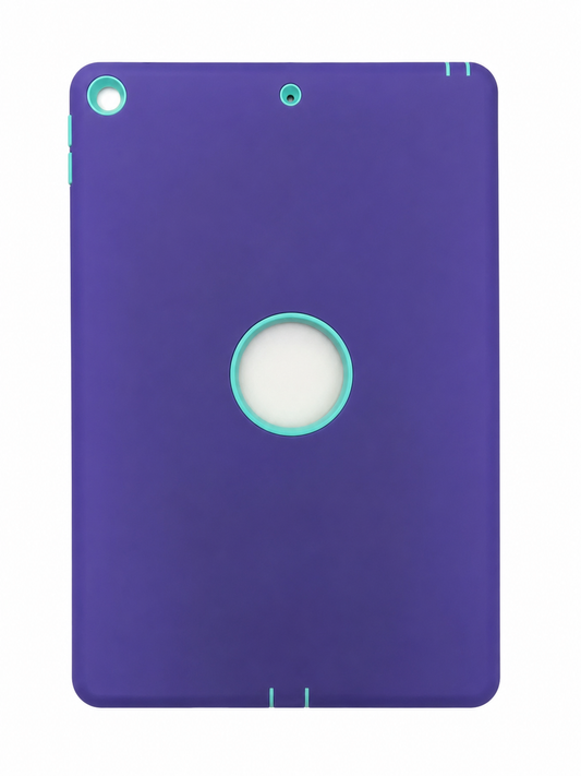 For Apple iPad 9th 8th 7th Gen 10.2 inch Tablet - purple & turquoise