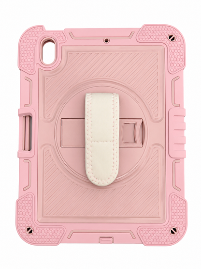 Shockproof Case with Hand Strap for iPad 10th Gen (2022) / iPad 11th Gen (2025) - Pink
