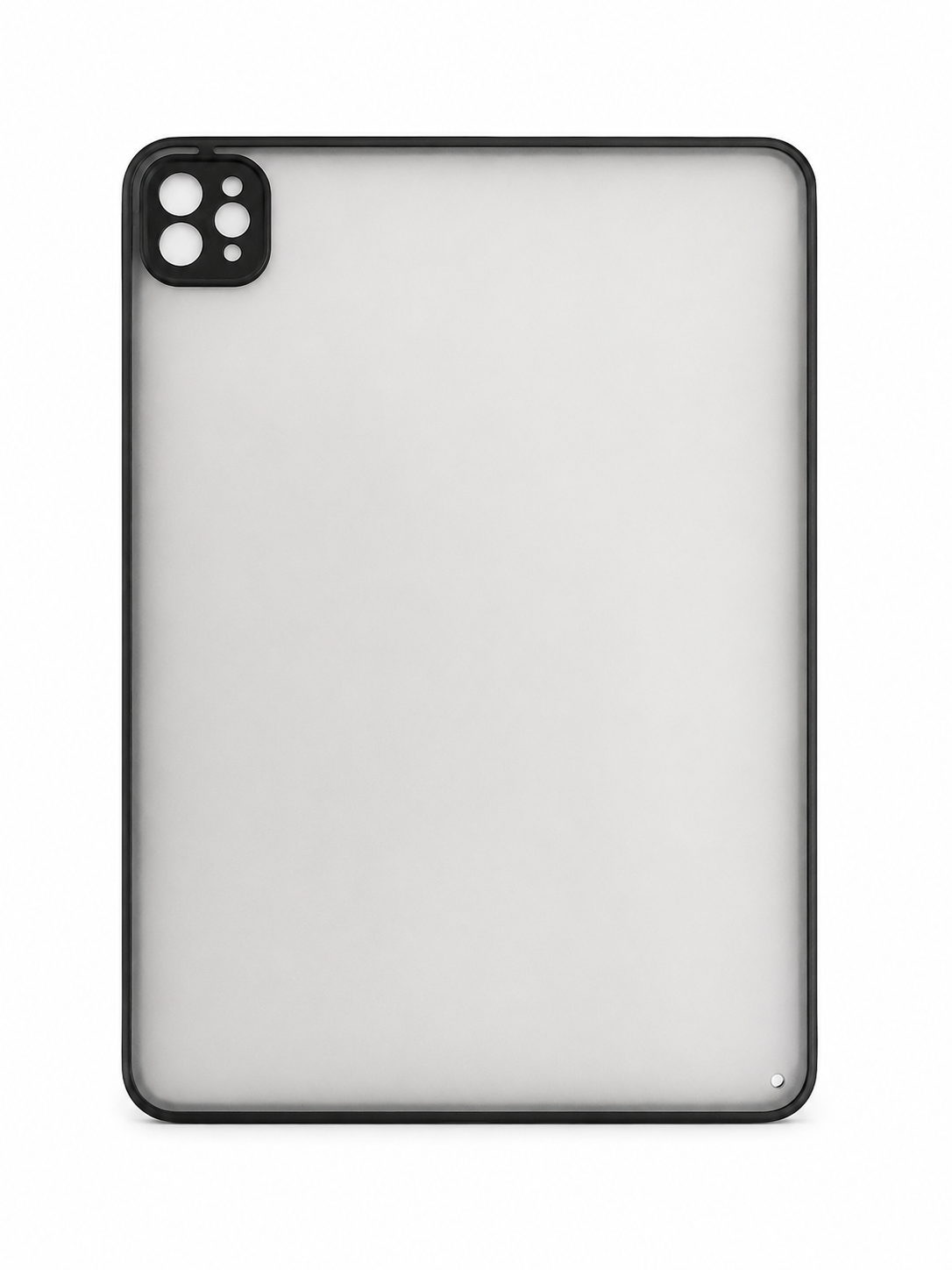 Matte Frost Slim Case with Camera Lens Protector for iPad Pro 11" – Black