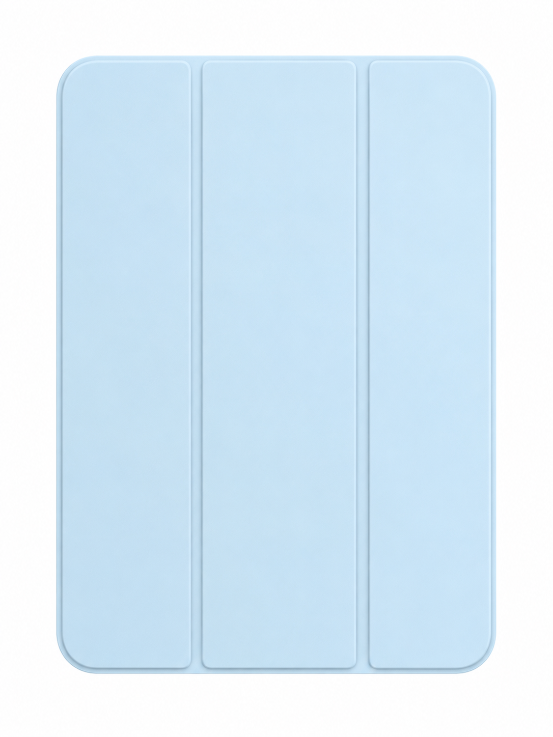 Light Blue Smart Folio Case for iPad 10th Gen 10.9" & 11th Gen 11" – Magnetic Stand Cover