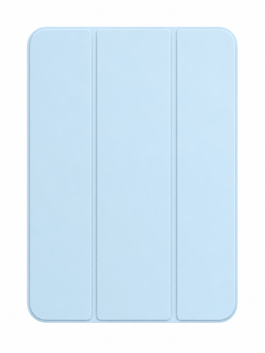 Light Blue Smart Folio Case for iPad 10th Gen 10.9" & 11th Gen 11" – Magnetic Stand Cover