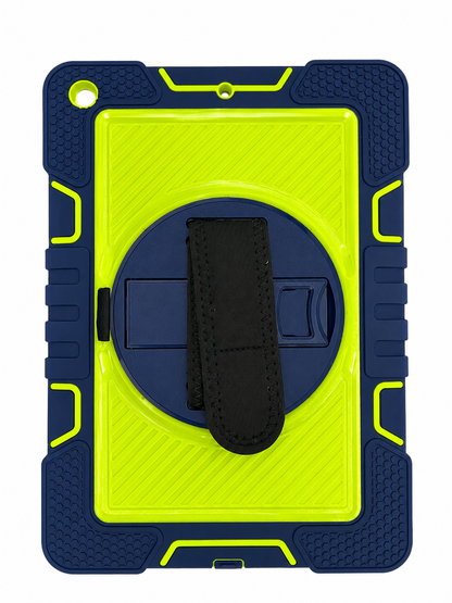 Shockproof Case with Rotating Stand for iPad 10.2" (2019/2020/2021) – Blue & Green