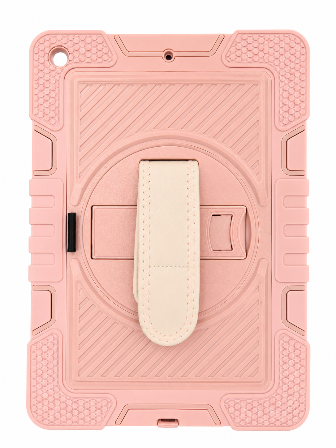 Shockproof Case with Rotating Hand Strap for iPad 10.2" (2019/2020/2021) – Blush Pink