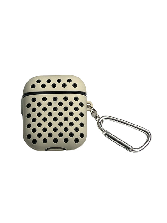For AirPods 1/2 Silicone Dots  Light Brown and Black
