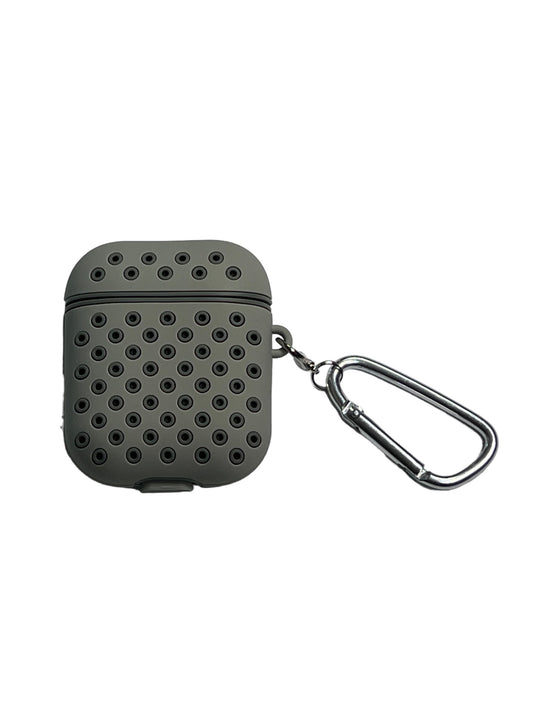 For AirPods 1/2 Silicone Dots- Light Gray & Dark Gray