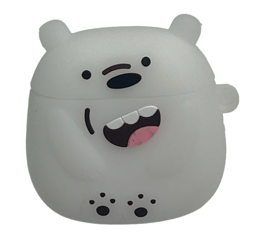 For AirPods 1/2 Bear White