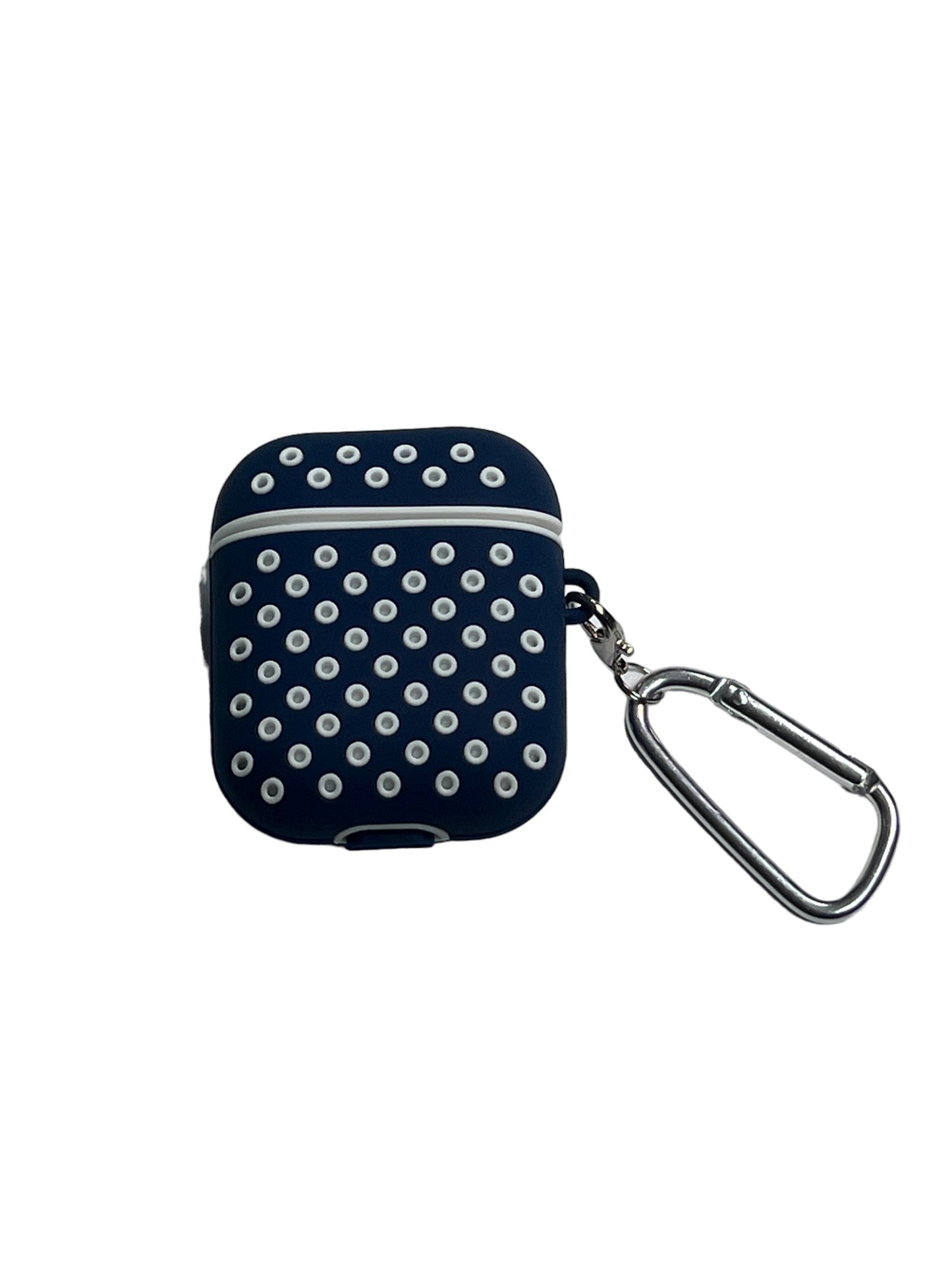For AirPods 1/2 Silicone Dots- Blue & White