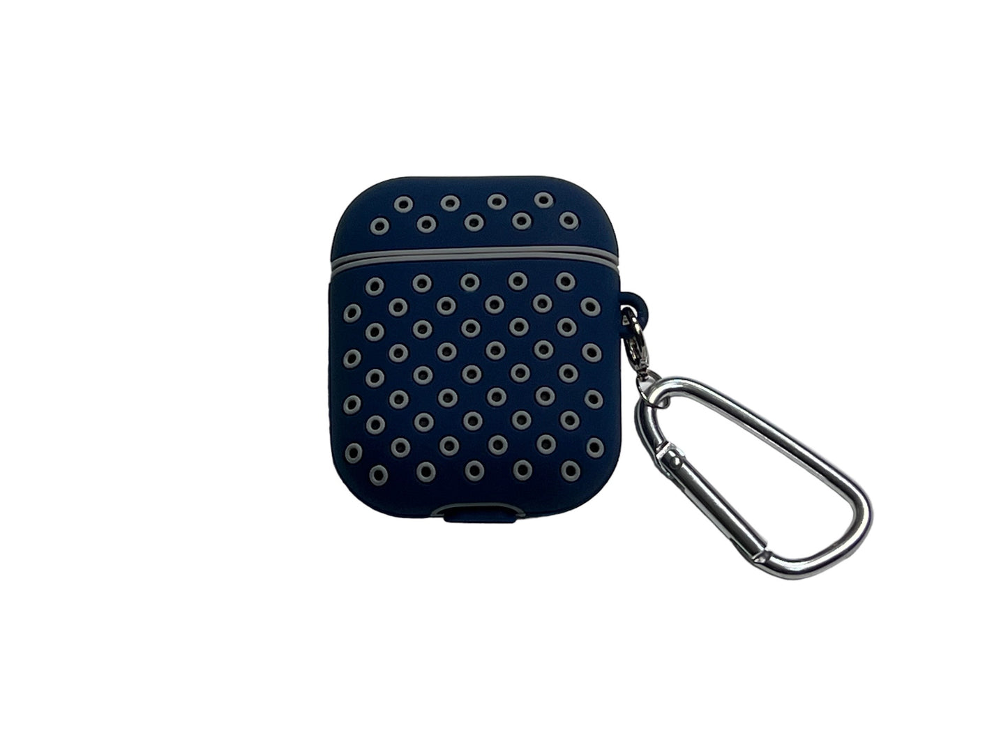 For AirPods 1/2 Silicone Dots- Blue & Gray