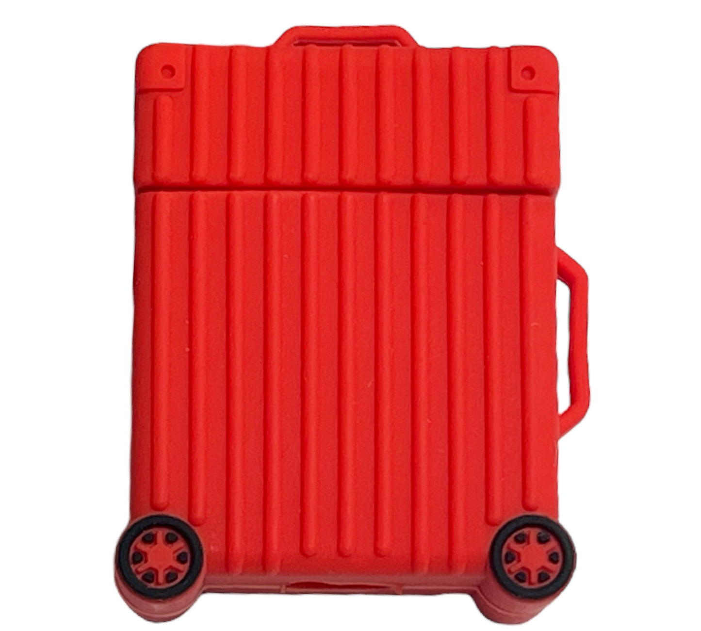 For AirPods 1/2 Red Suitcase