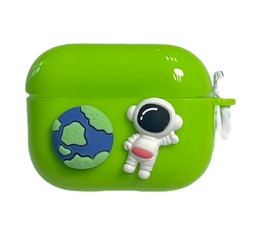 For AirPods Pro silicone neon green astronaut