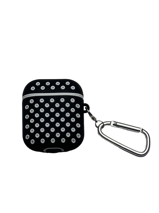 For AirPods 1/2 Silicone Dots- Black & White