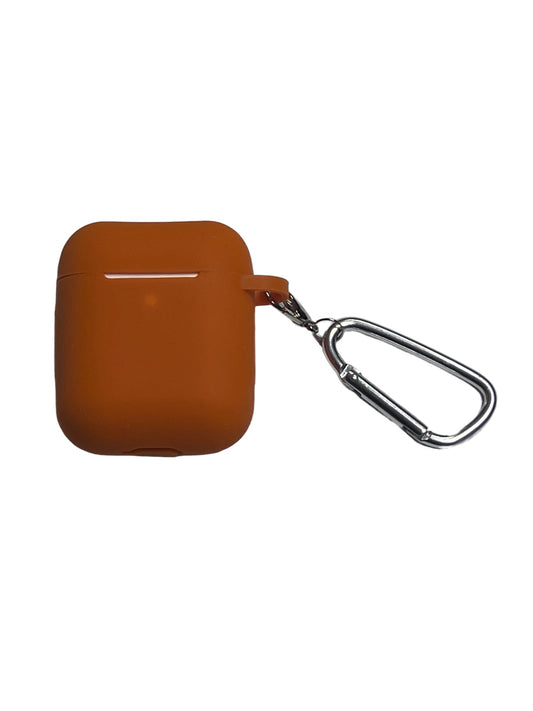 For AirPods 1/2 Silicone Dark Orange