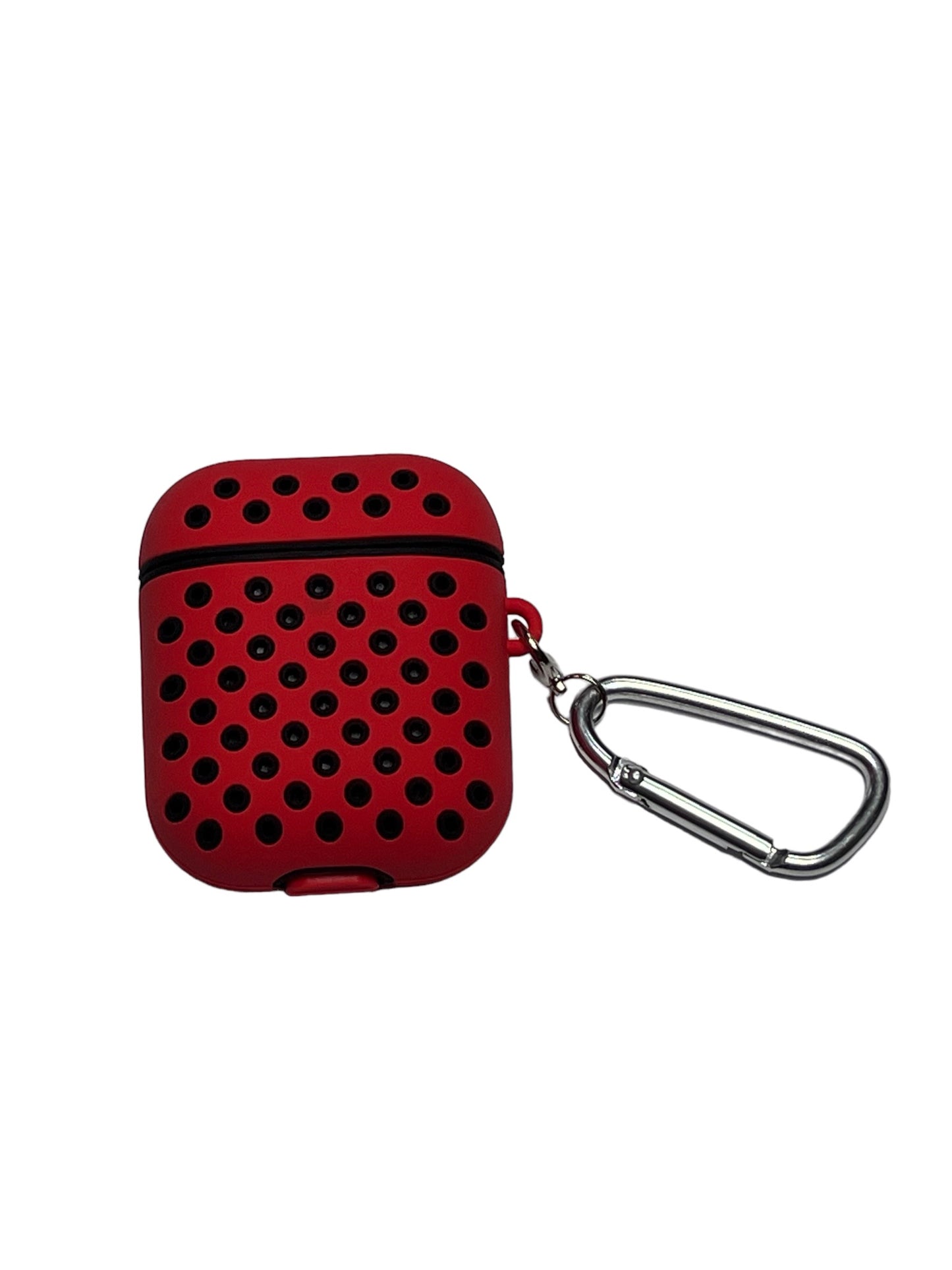 For AirPods 1/2 Silicone Dots - Red & Black