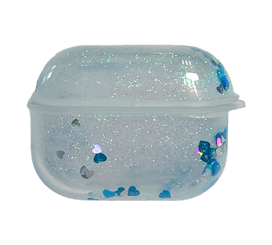For AirPods Pro clear glitter white