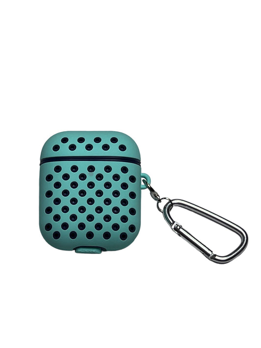 For AirPods 1/2 Silicone Dots- Light Blue & Dark Blue