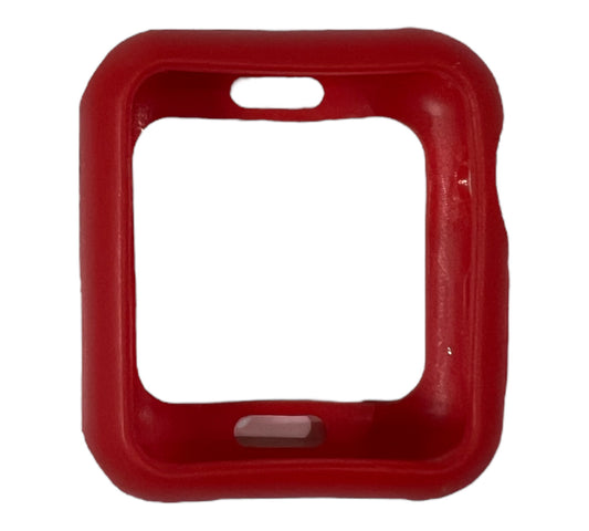 For Apple Watch 38mm Silicone Case  / Dark Red