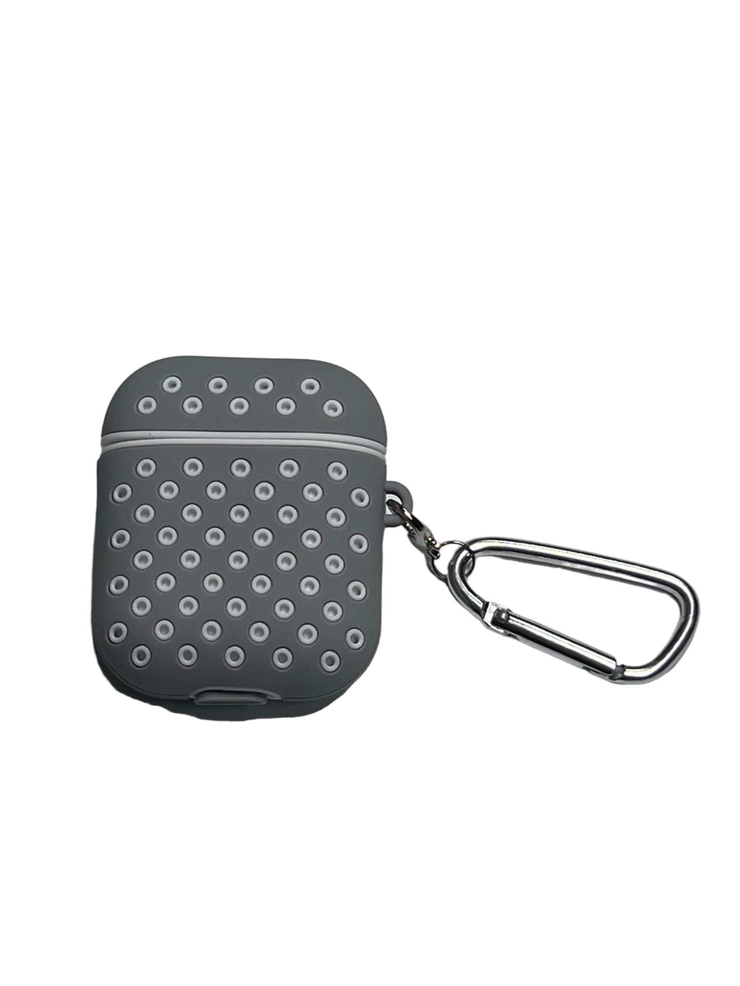 For AirPods 1/2 Silicone Dots- Gray & White